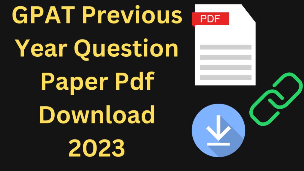 GPAT-Previous-Year-Question-Paper-Pdf