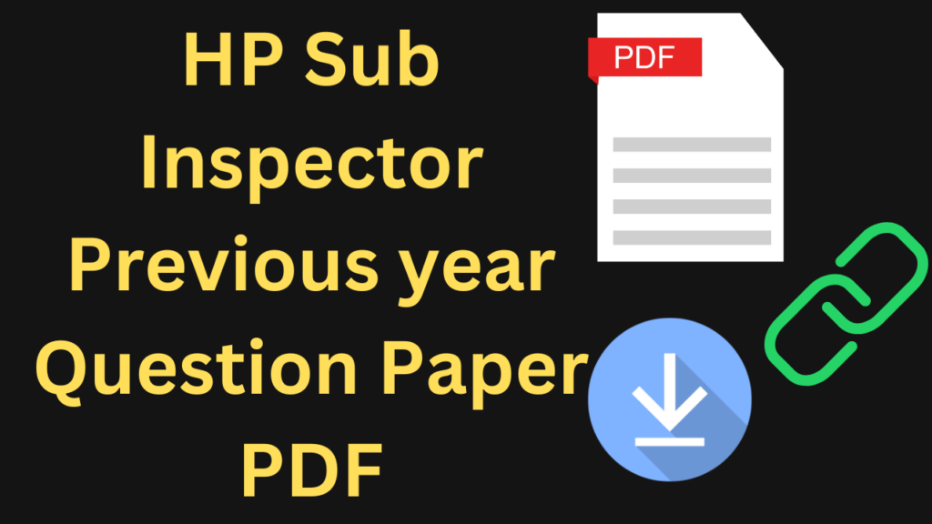 HP-Sub-Inspector-Previous-year Question