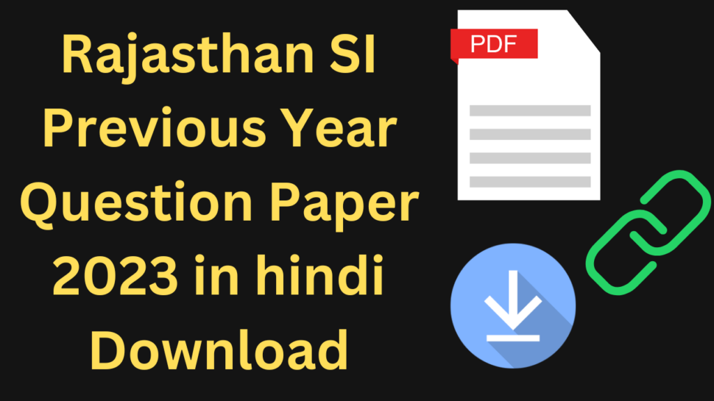 Rajasthan-SI-Previous-Year-Question-Paper