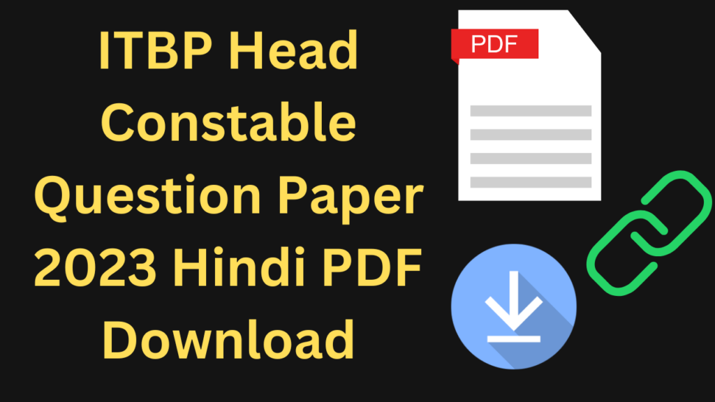 ITBP-Head-Constable-Question-Paper